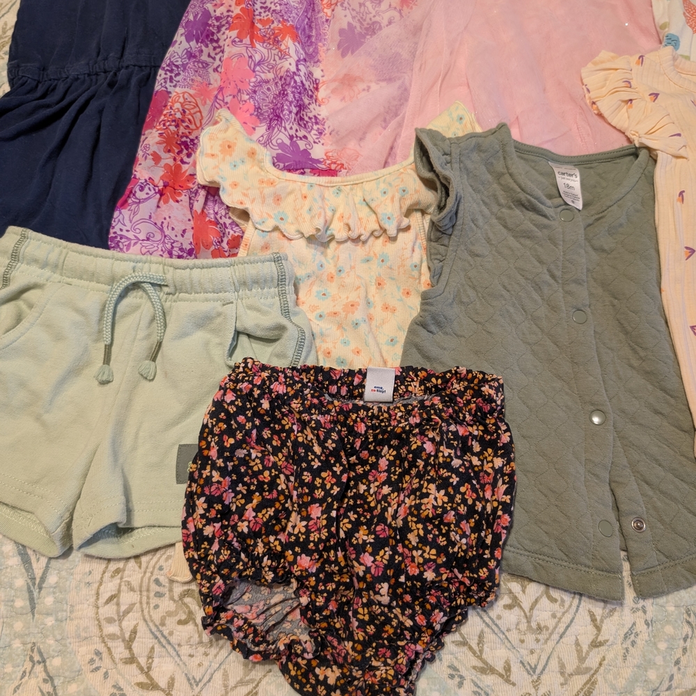 Assorted 18 Month Girls' Clothing Bundle